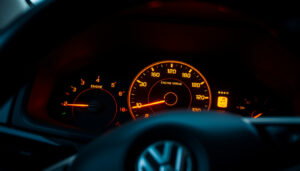 Motorlampa lyser gult Volkswagen – Betydelse, körning och åtgärd