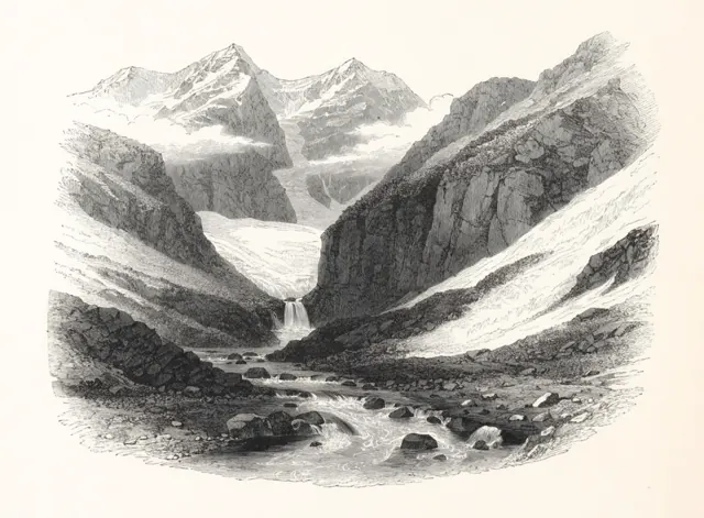Illustration: Floder i Alperna